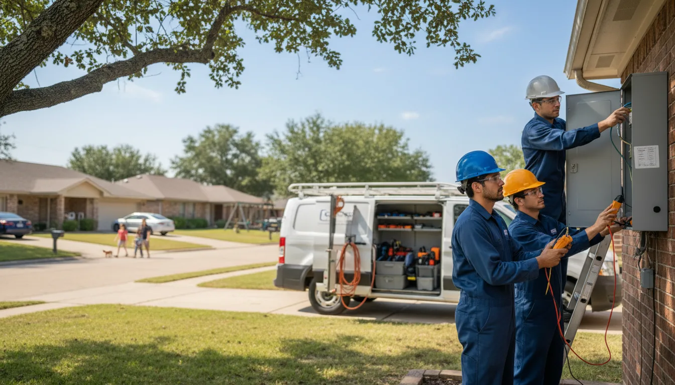 Certified electrician providing emergency electrical services in Smithfield, IL